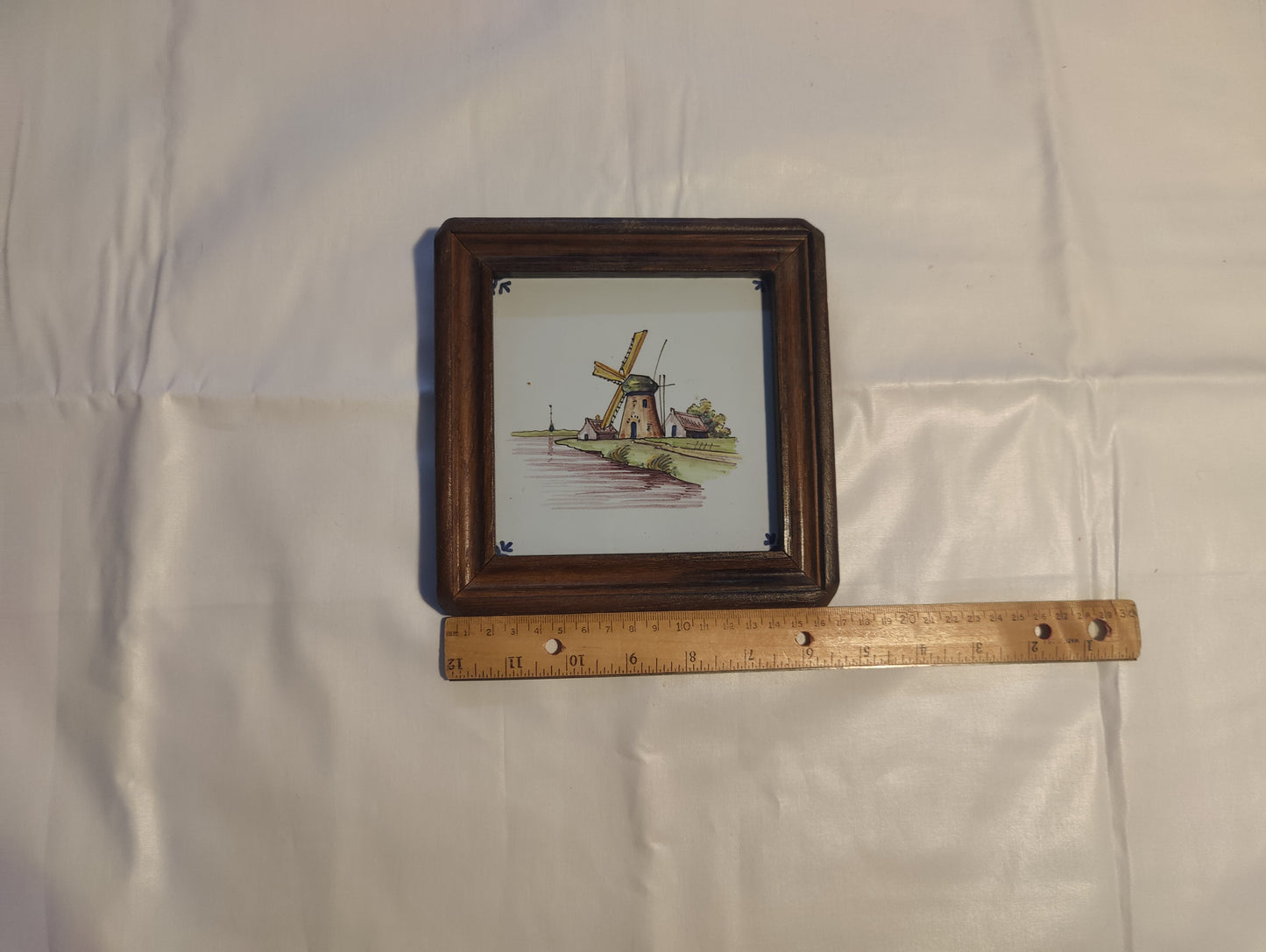 River Scene with Windmill